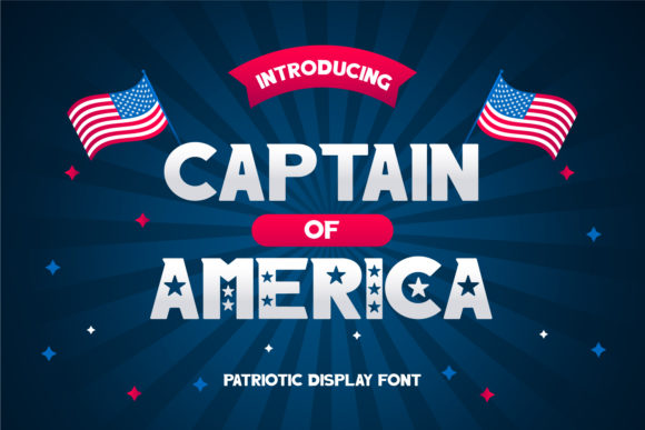 Captain of America: A Bold Typeface for Impactful Design