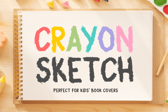 Crayon Sketch: Capture Childhood Charm in Your Designs