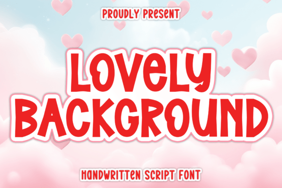Discover the Warm Allure of the Lovely Background Font