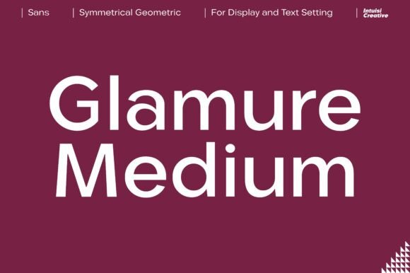 Glamure Medium: The Typeface of Refined Prestige