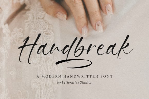 Handbreak: The Modern Handwritten Font for Every Creative Project
