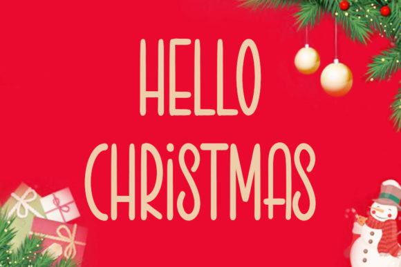 Hello Christmas: The Sans Serif Font for Every Project