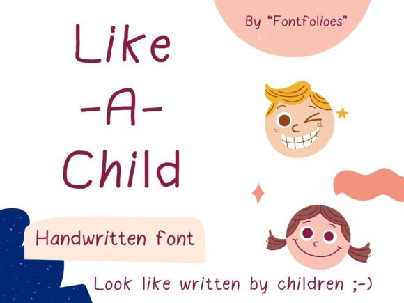 Like-a-Child: Capturing Handwritten Joy in Your Designs