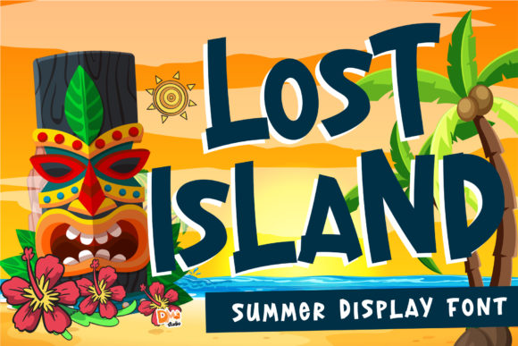 Make a Statement with Lost Island: A Chunky Display Font