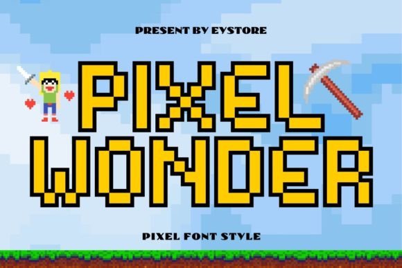 Pixel Wonder: A Font That Brings Energetic Whimsy to Your Designs