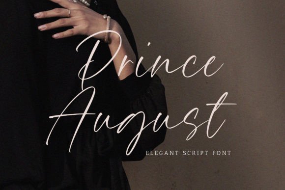 Prince August: The Flowing Handwritten Font That Elevates Design