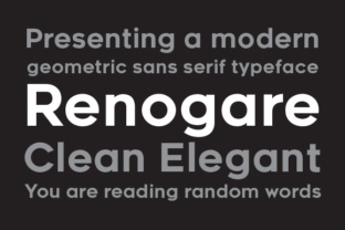 Renogare: The Sans Serif Font for Modern Brand Elegance