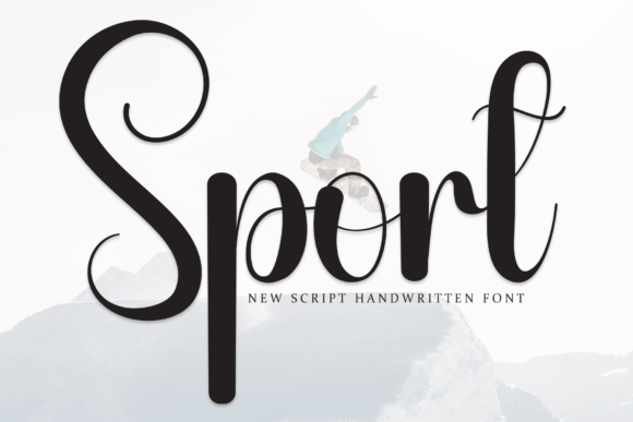 Sport: A Sweet Handwritten Font for Modern Design