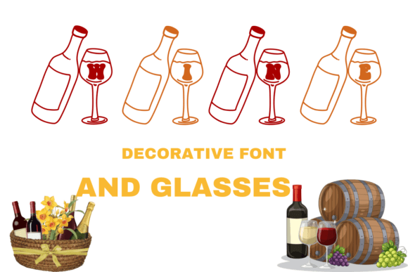 Wine and Glasses: A Creative Font for Personal & Brand Projects
